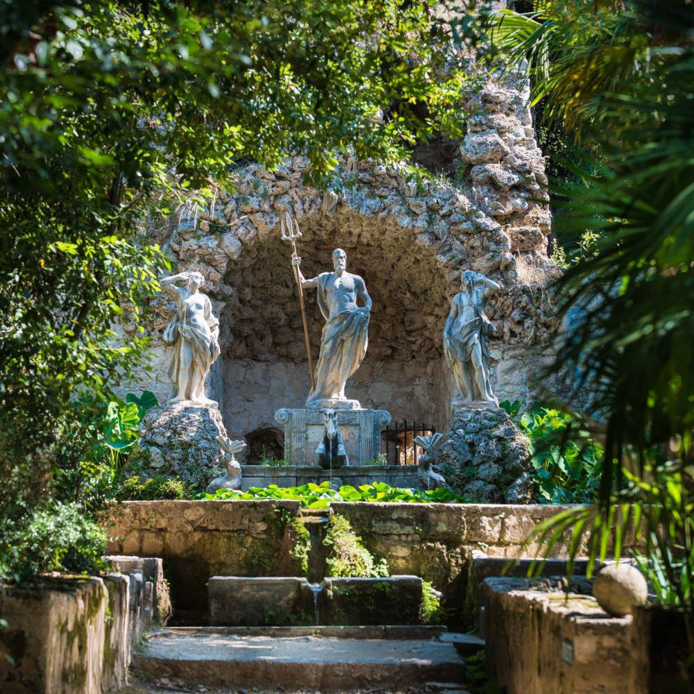 Fontaine de l'Arboretum Trsteno.