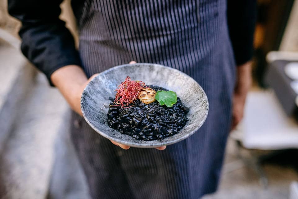 Risotto noir au Lucin Kantun.