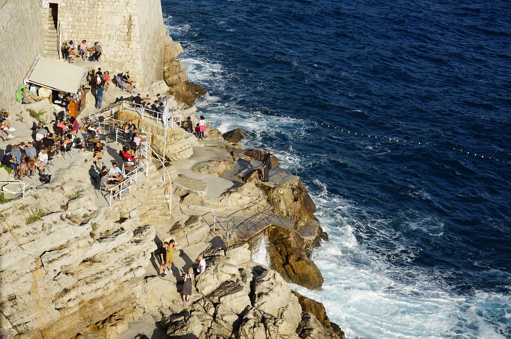 La terrasse la plus dingue de Dubrovnik au bar Bard.