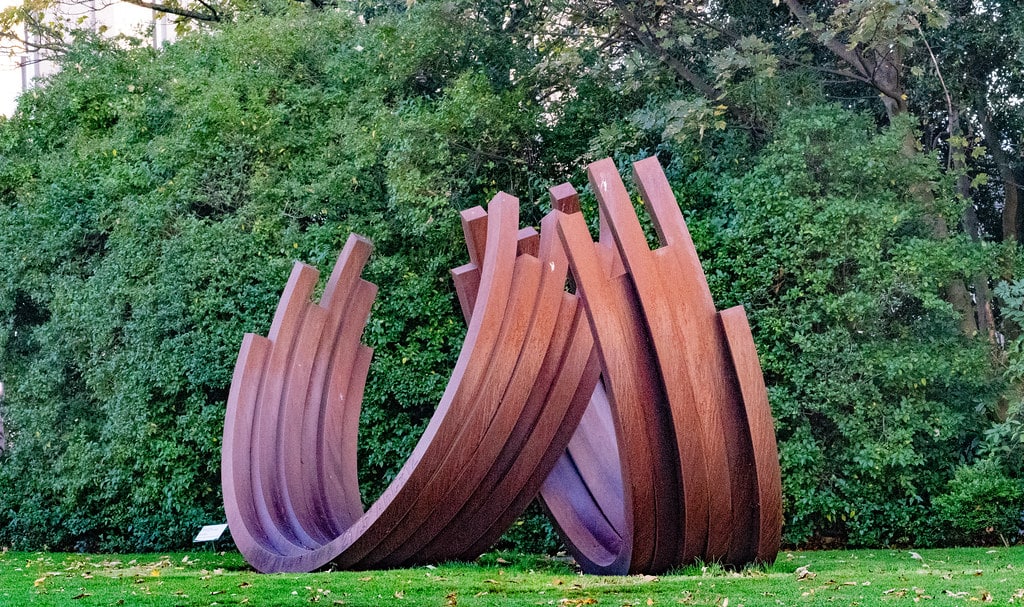 Dans le jardin du musée d'art moderne de Dublin (IMMA). Photo de William Murphy