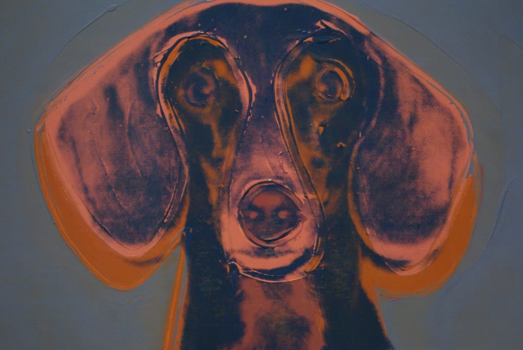 Musée : « Portrait of Maurice", toile d'Andy Warhol à la galerie nationale d'art moderne d'Edimbourg.