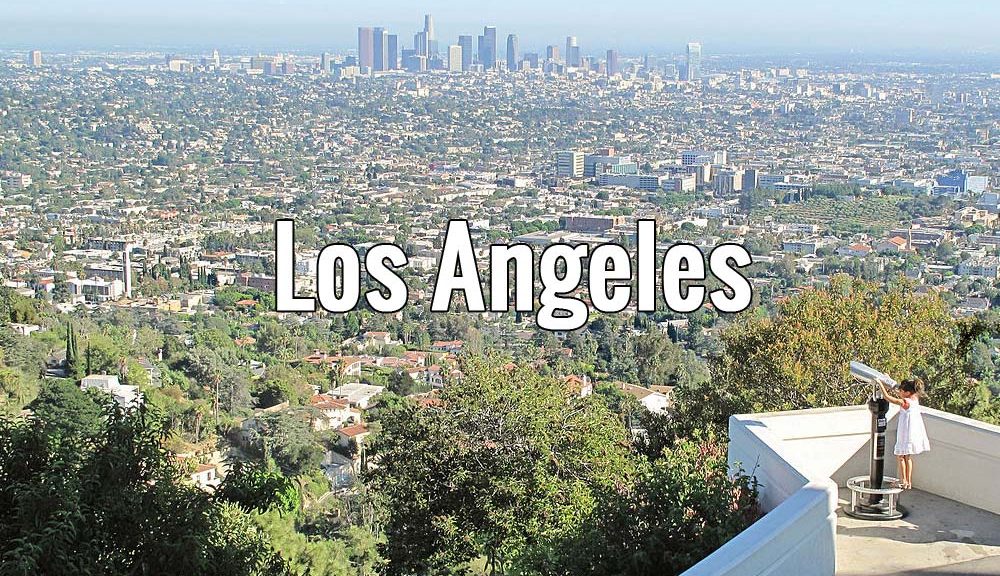 Visiter Los Angeles, ici la vue depuis l'observatoire du Griffith Park. Photo de Downtowngal