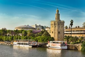 Torre del Oro à Séville : Gardienne du fleuve Guadalquivir