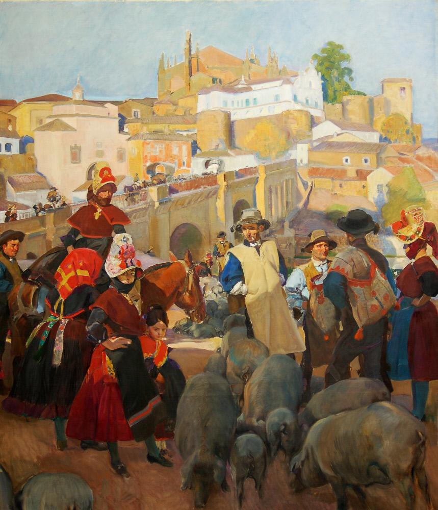 Plasencia par Joaquin Sorolla (1917).