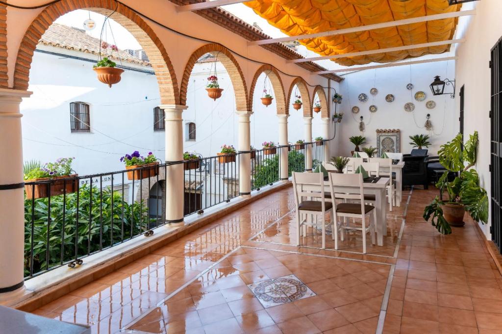 Dans l'auberge Puerta de la luna à Cordoue.