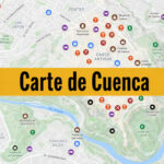 Carte de Cuenca (Espagne) : Tous les lieux du guide