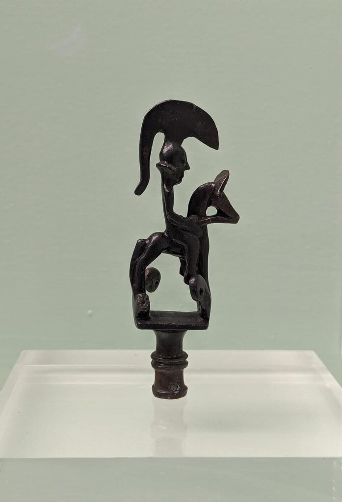 Sceptre équestre, 5ème-4ème siècle avant JC. De Puebla du Salvador. Musée de Cuenca (Espagne).