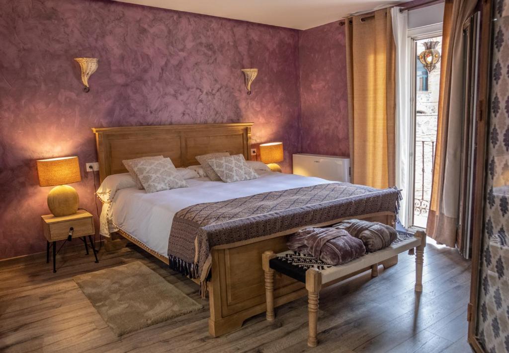 Chambre de l'Hotel Riad Medina Mudejar à Tolède.