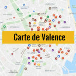 Carte de Valence (Espagne) : Tous les lieux du guide