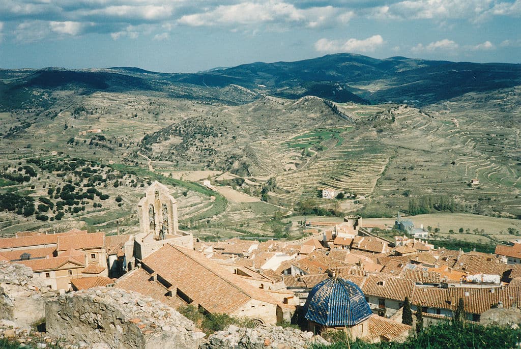 Vue depuis le village de Morella - Photo de Gordito1869 - Photo de CC BY 3.0