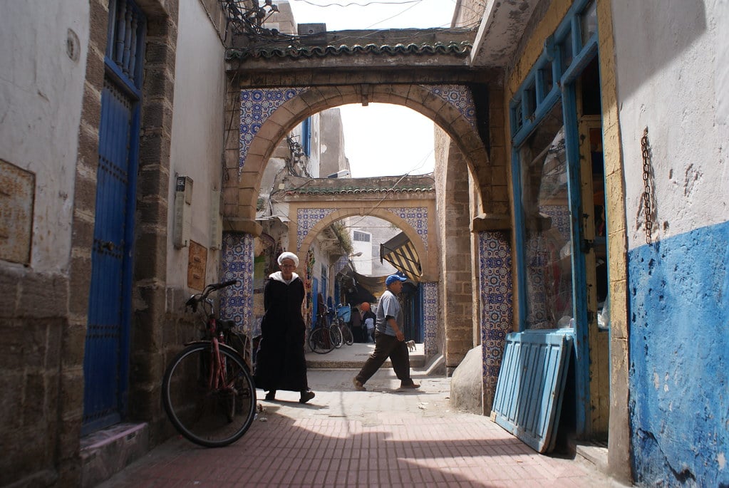 > La médina d'Essaouira est une petite ville très agréable à parcourir à pied.