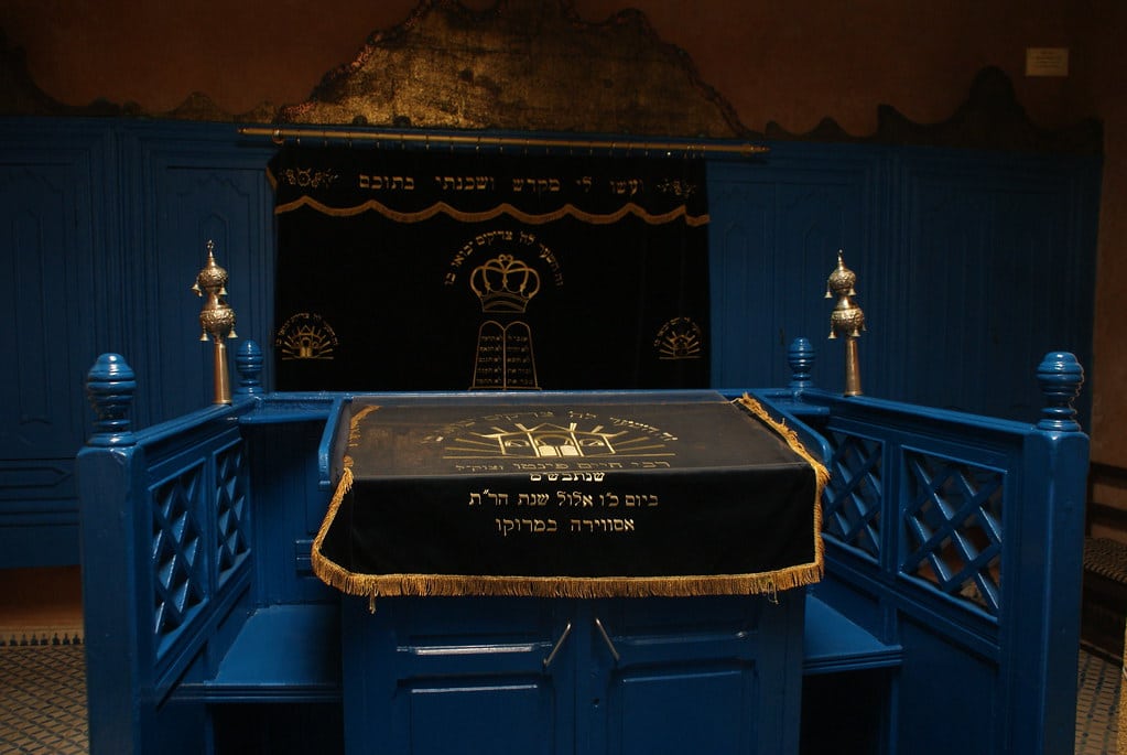 > Synagogue Rabbi Haim Pinto, l'une des deux synagogues à Essaouira.