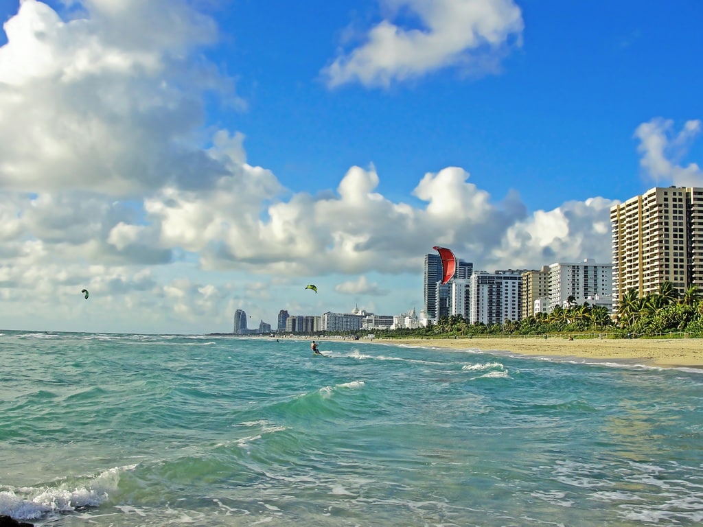 Miami, destination au sud des Etats-Unis.