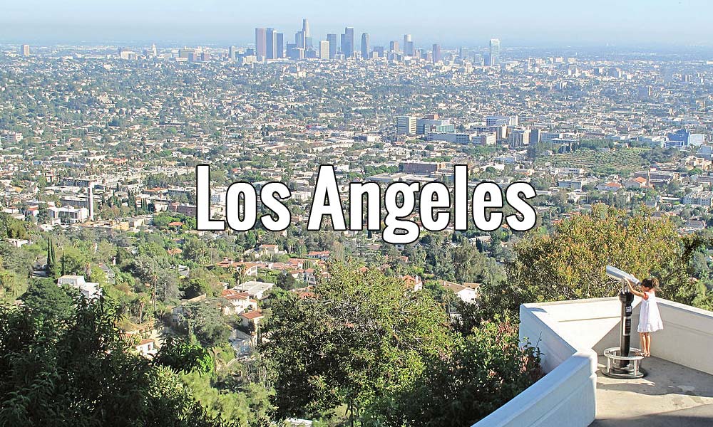 Visiter Los Angeles aux Etats-Unis pendant 2 ou 3 jours, ici la vue depuis l'observatoire du Griffith Park. Photo de Downtowngal