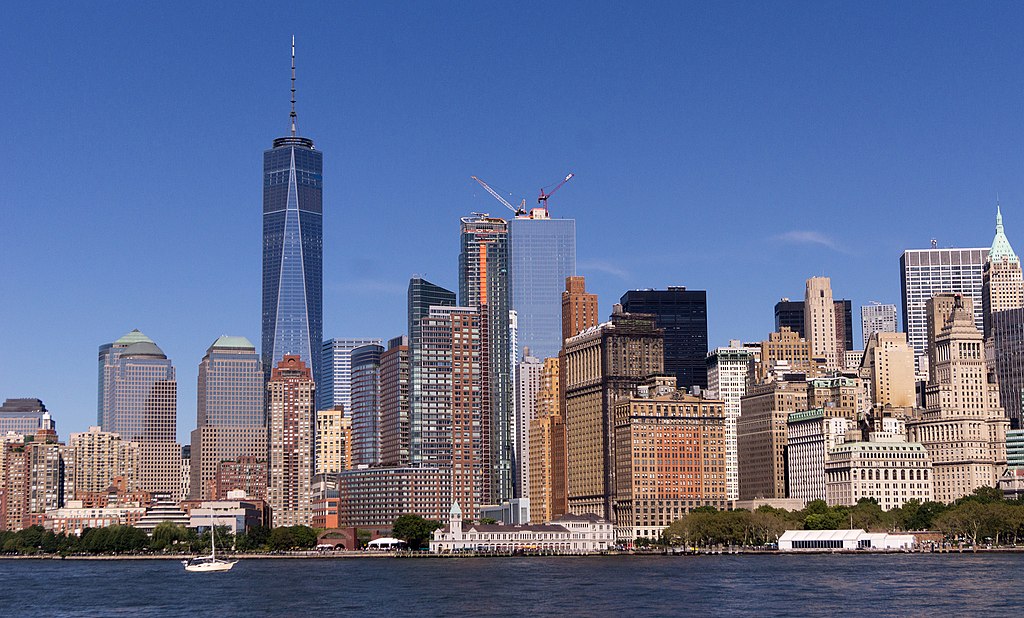 Vue sur Manhattan depuis un ferry - Photo d'Ian Spence - Licence ccby 3.0