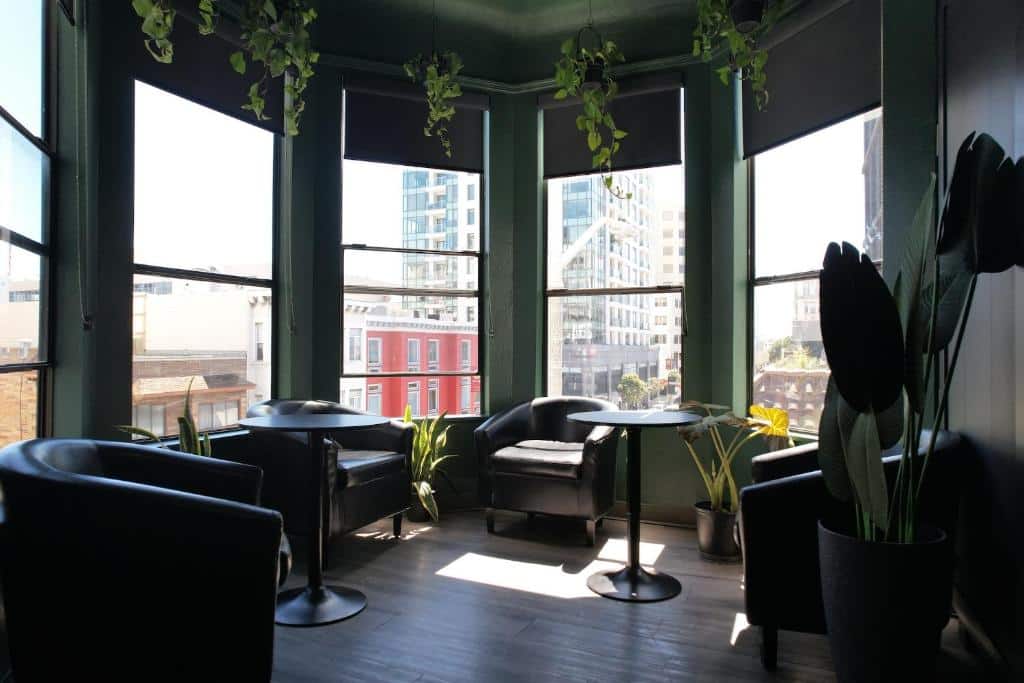 Dans l'auberge de jeunesse Chapter San Francisco.
