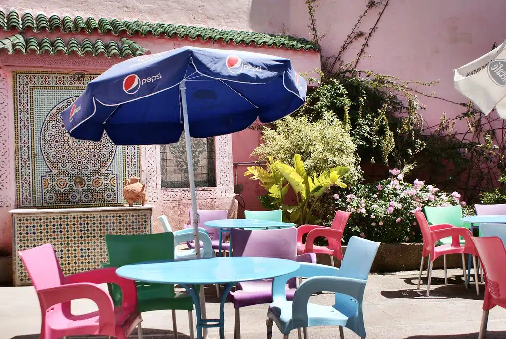 Café Noria à Fès.