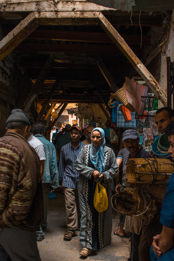 Dans la médina ou vieille ville de Fès - Photo d'Alex Azabache