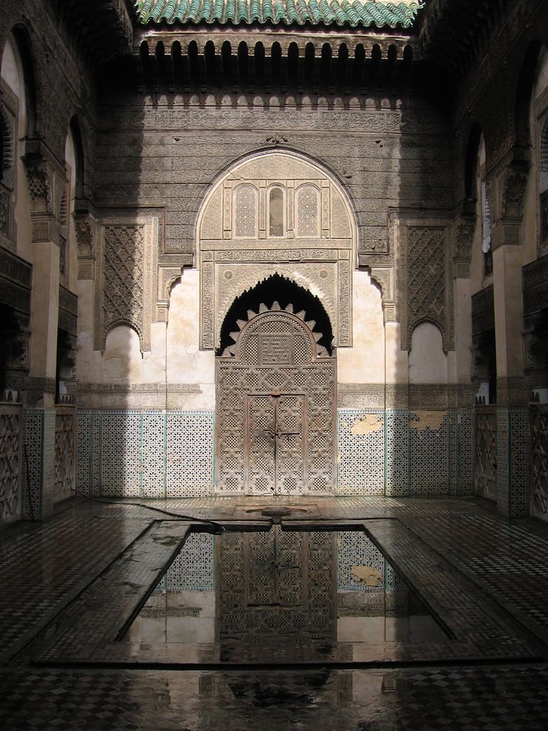 Dans la Medersa Sahrij de la rive andalouse de la Médina de Fès - Photo de Chris Martin