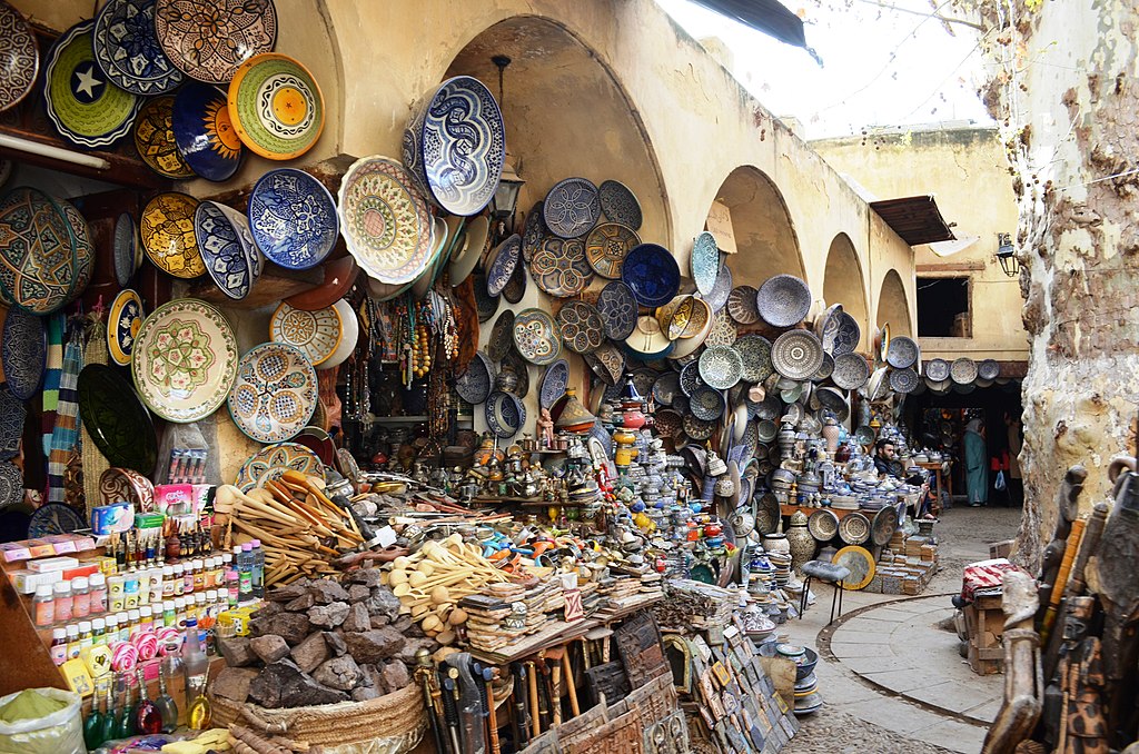 Souk En Henna dans la Médina de Fès - Photo de Satanoid