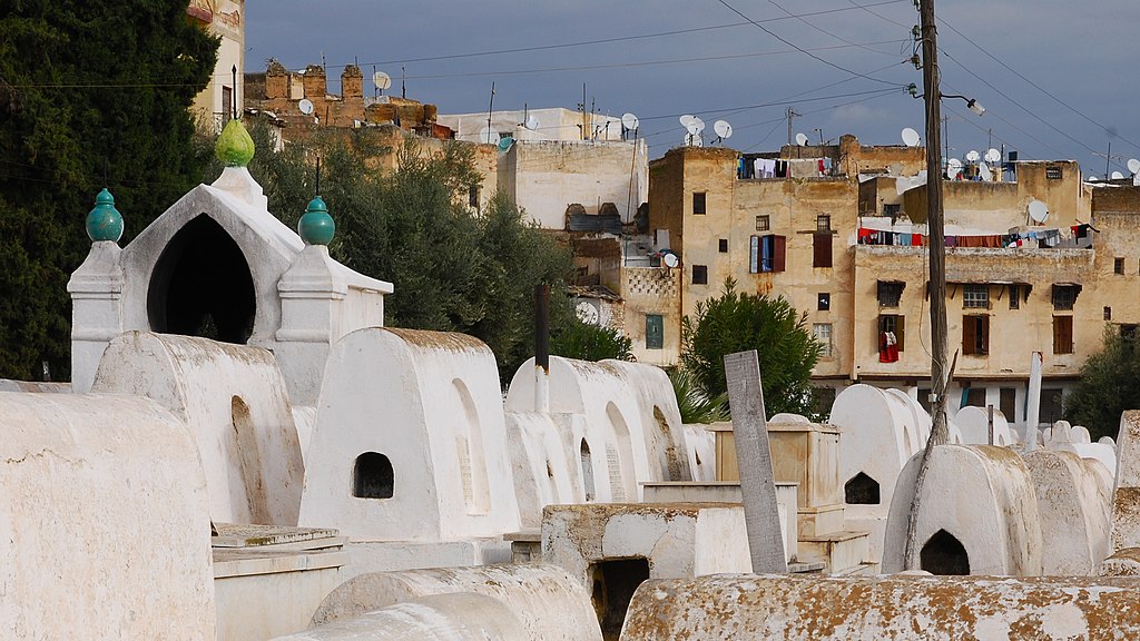 Cimetière juif dans le Mellah de Fès - Photo de Colich