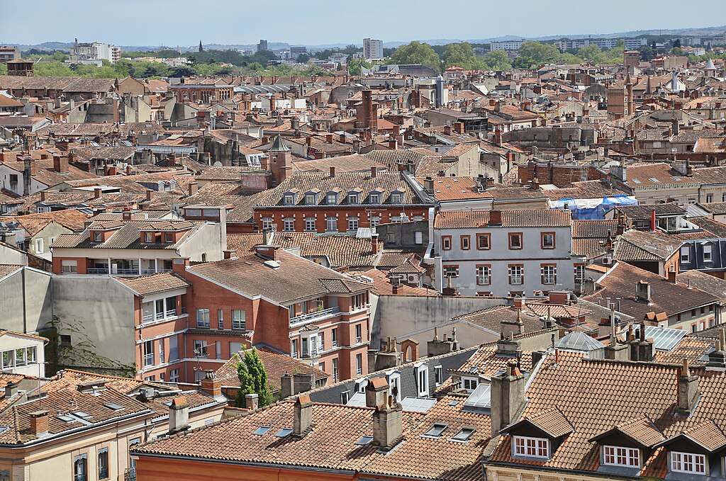 Vue sur le quartier des Cordeliers à Toulouse - photo de Frederic Neupont - Licence CCBY 4.0