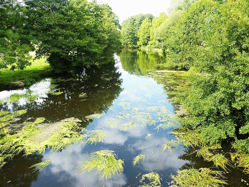 Rivière Hyeres près de Carhaix - Photo de Moreau.henri - Licence ccbysa 3.0