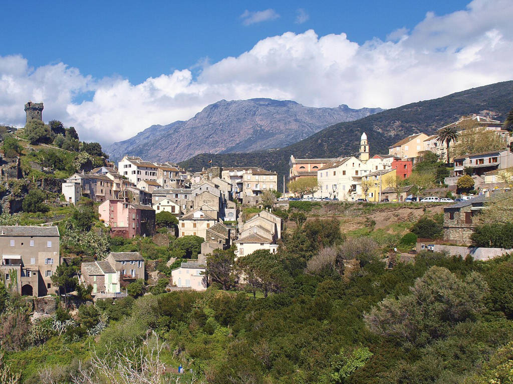 Village de Nonza en Corse - Photo de Pierre Bona - Licence ccbysa 2.5