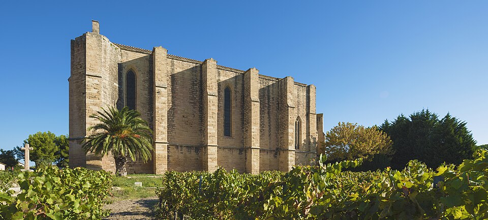 Eglise Sainte Cécile de Loupian : Un air de forteresse - Photo de Christian Ferrer - Licence ccbysa 4.0