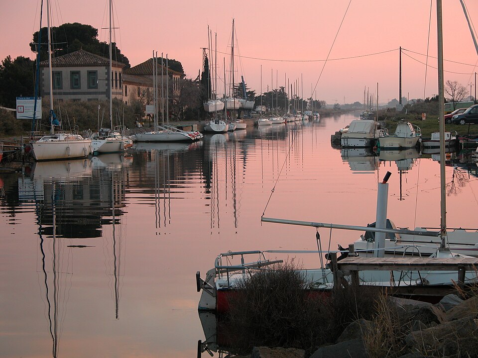 Canal du midi à Marseillan - Photo de ByB - Licence ccbysa 2.5