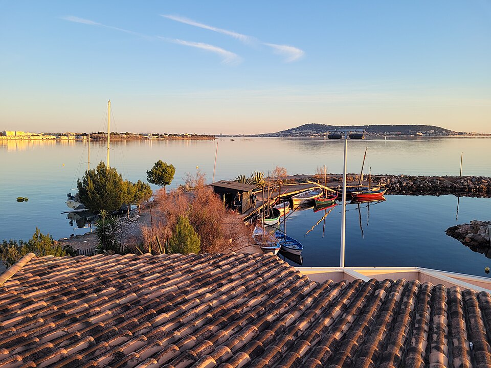 Vue depuis le toit du Musée de l'étang de Thau - Photo de Marie Laure Guerbois - Licence c0
