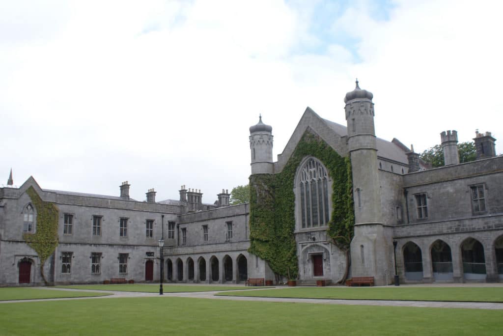 Quadrangle de l'Université d'Irlande à Galway.