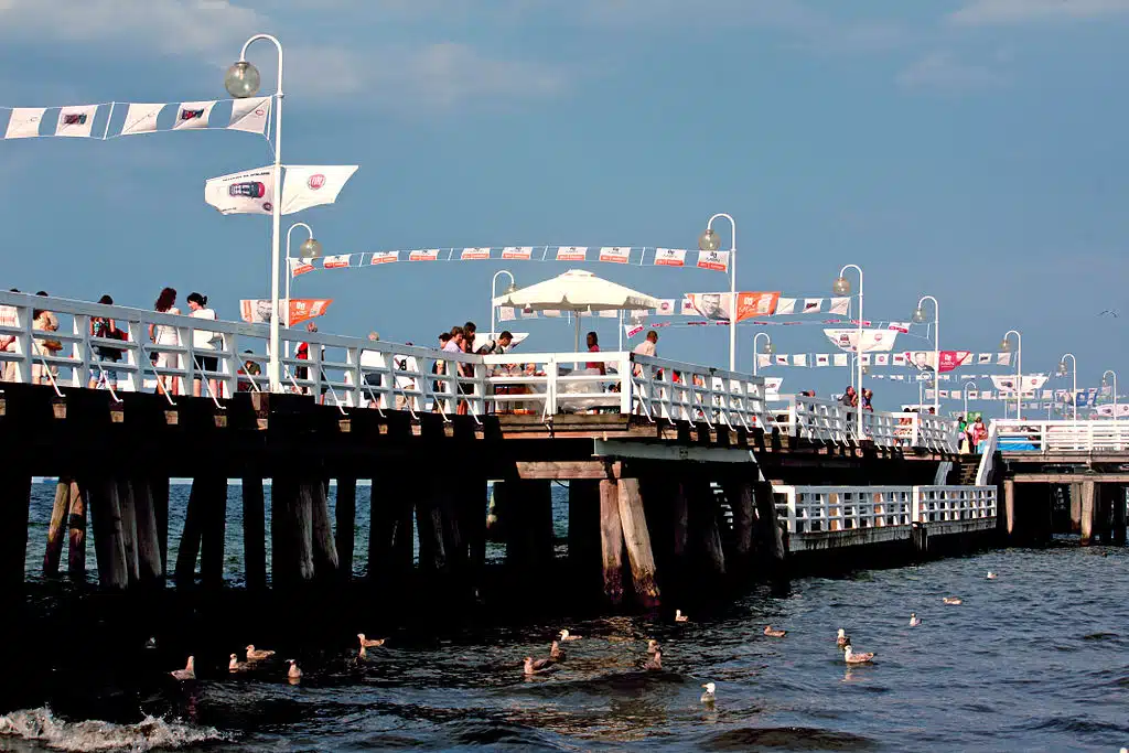 Molo de Sopot, le plus grand ponton en bois d'Europe - Photo de Magdalena Borucka - Licence ccbysa 3.0 PL