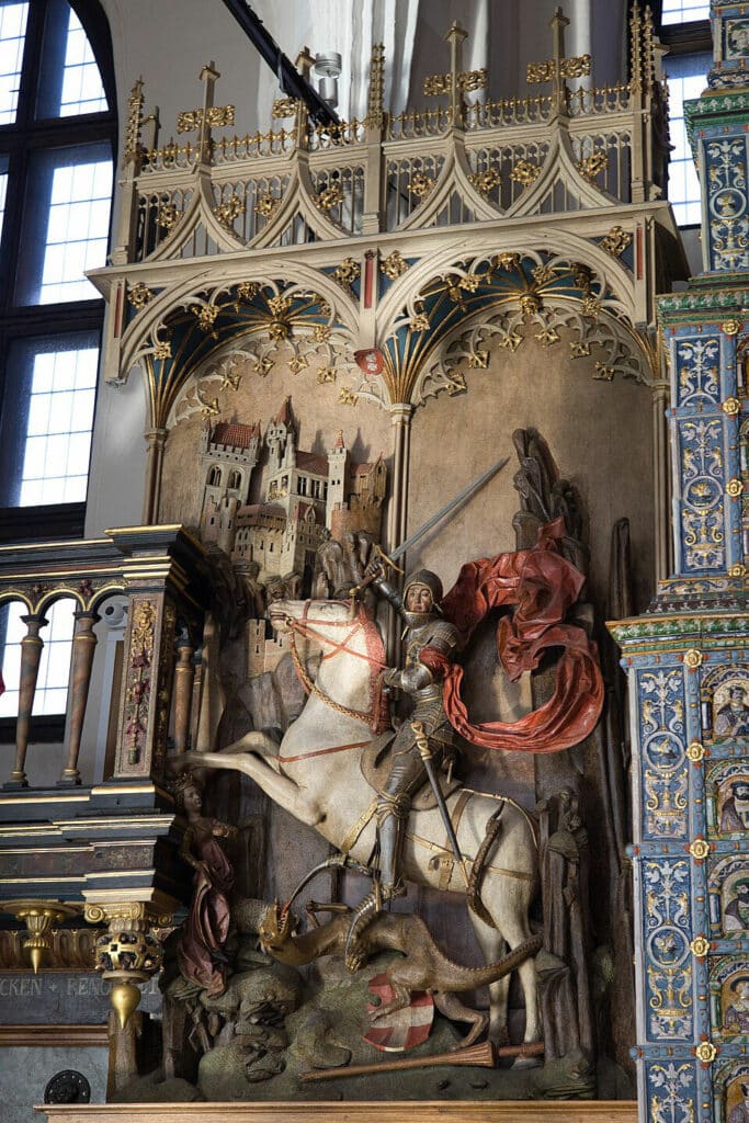 Intérieur de la Cour d'Artus dans la Vieille Ville de Gdansk - Photo de Jan Derenda - Licence ccbysa 4.0