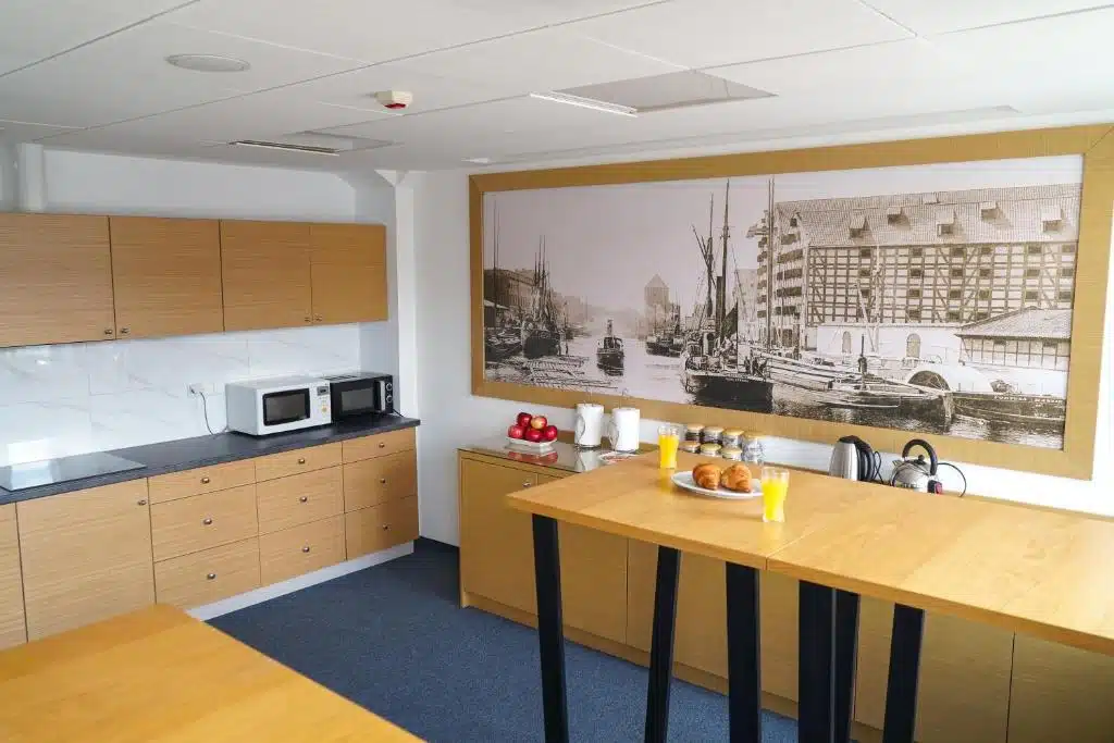Cuisine de l'Hostel Szafarnia à Gdansk.