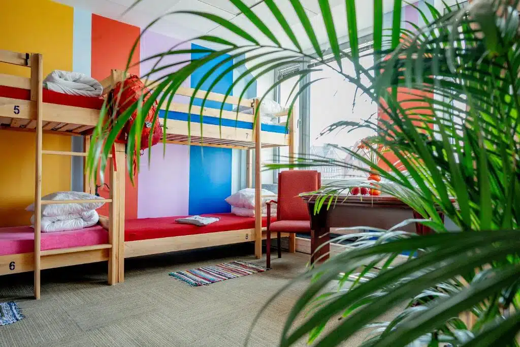 Dortoir de l'auberge Szafarnia à Gdansk.