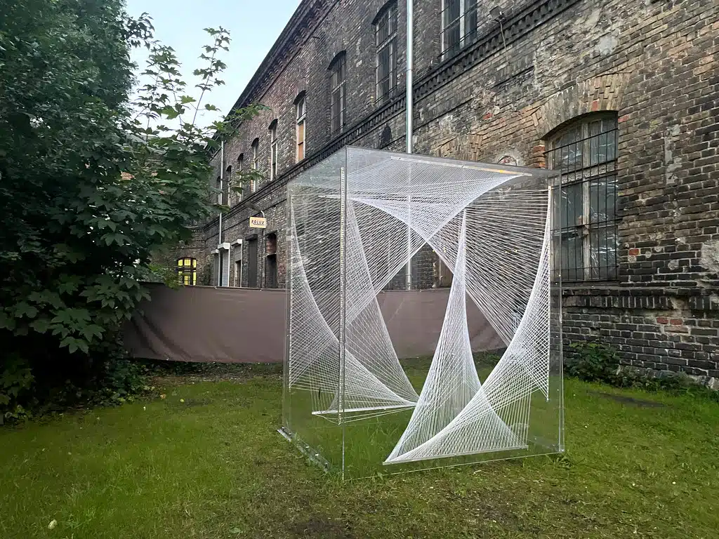 Jardin du bar Czudner à Gdansk.