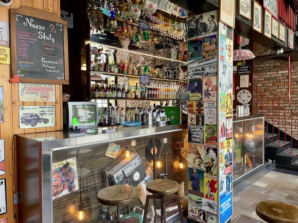No To Cyk, bar vivant et kitsch à Gdansk.