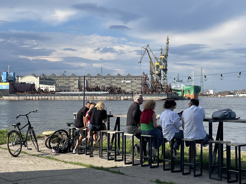 Bar Mala Sycylia dans le quartier Stocznia à Gdansk. 