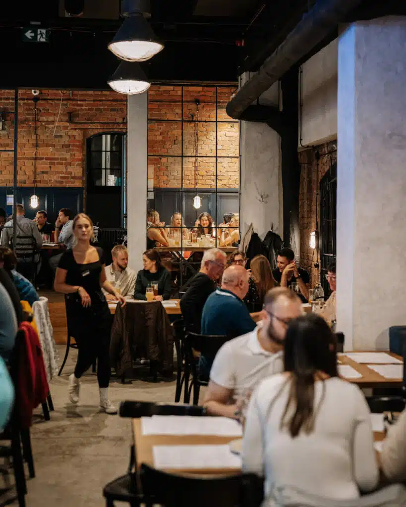 Brasserie Nowy Browar Gdanski dans le quartier de Wrzeszcz à Gdansk.