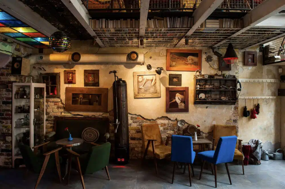 Café Jozef K dans le centre historique de Gdansk.