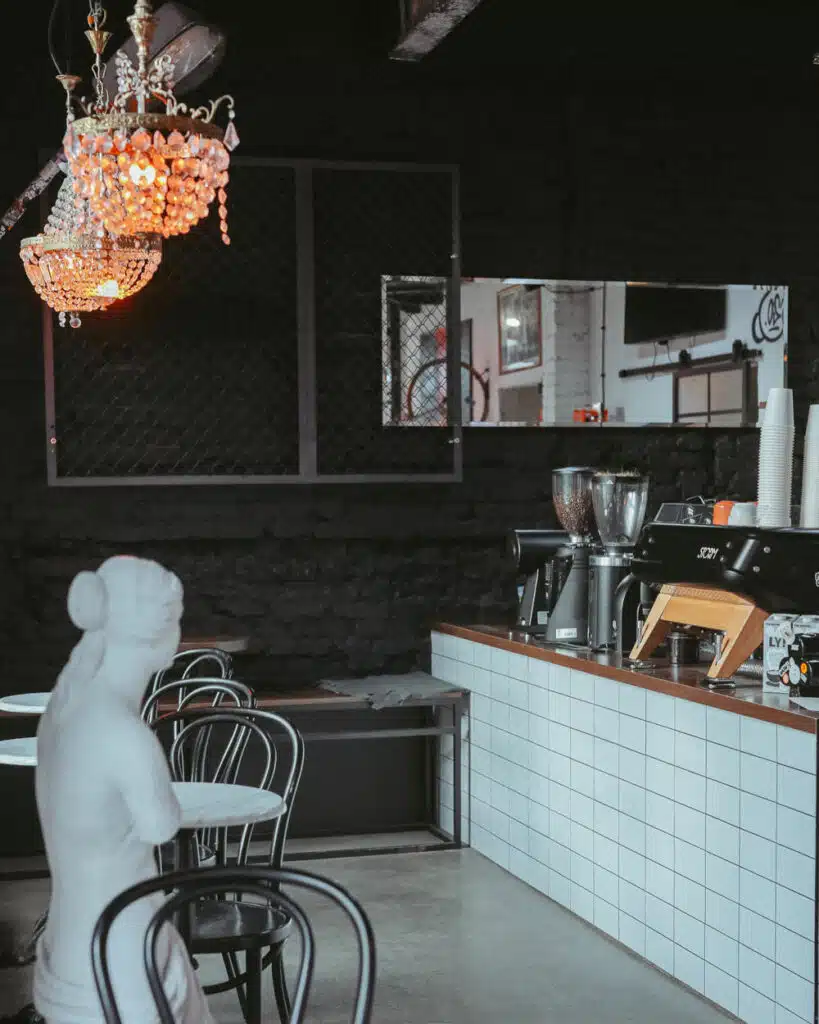 Kawiarnia Publiczna dans le quartier de Dolne Miasto à Gdansk.