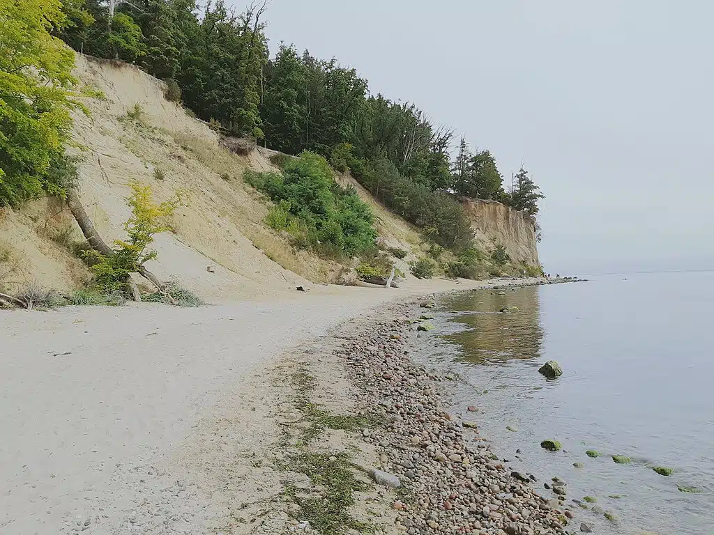 Plage d'Orlowo à Gdynia à proximité de la Kepa Redlowska - Photo de Karolina Lazuga - Licence ccby 3.0