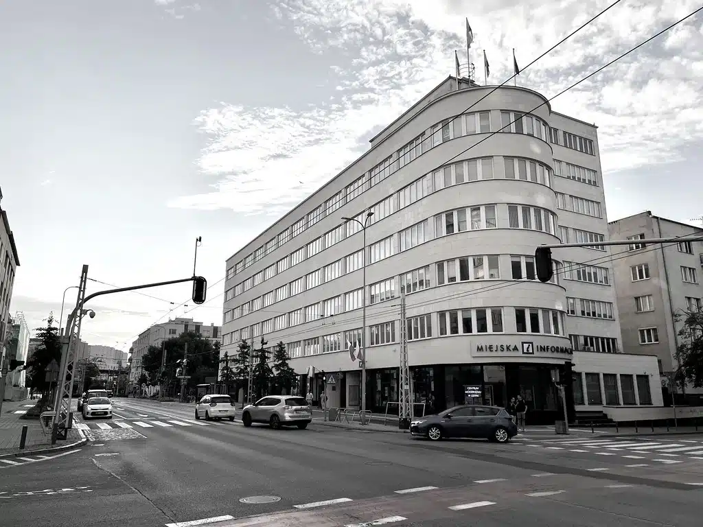 Architecture "paquebot" à Gdynia.