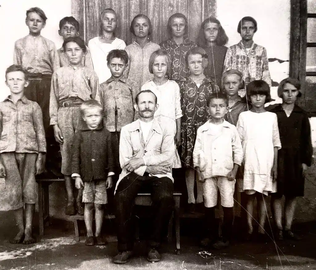 Ecole polonaise en Argentine en 1928. Musée de l'émigration à Gdynia.