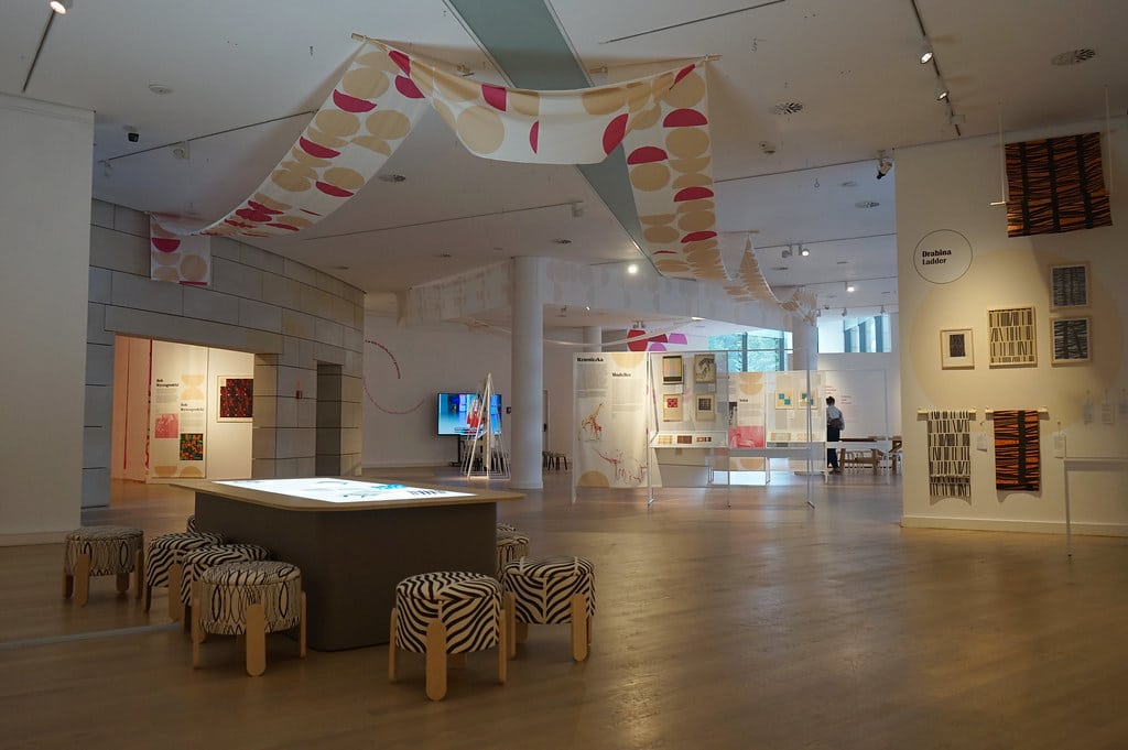 Expo dédiée à Alicja Wyszogrodzka dans le Musée de la ville de Gdynia lors d'une expo temporaire.