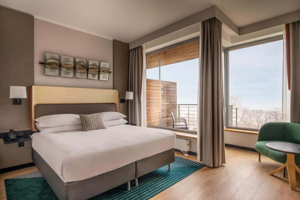 Chambre de l'Hotel Sopot Marriot Spa.