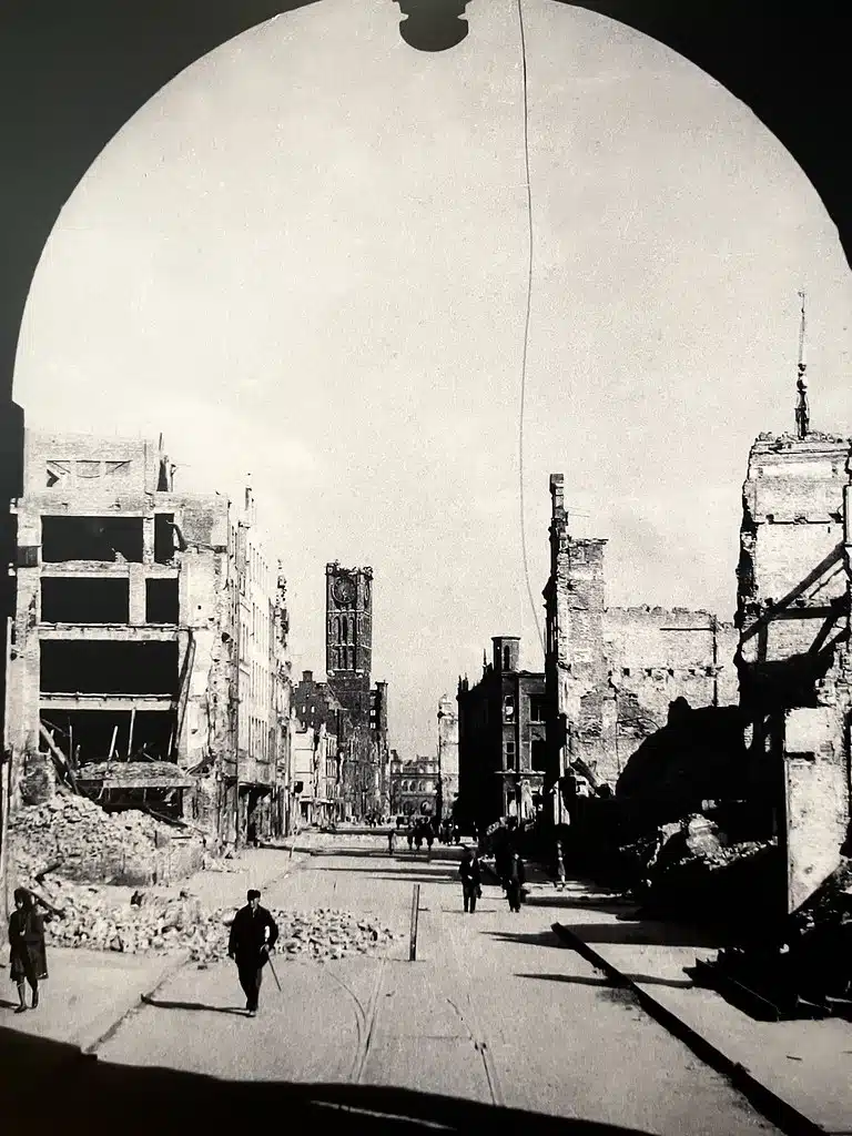 Voie Royale de Gdansk en 1945.