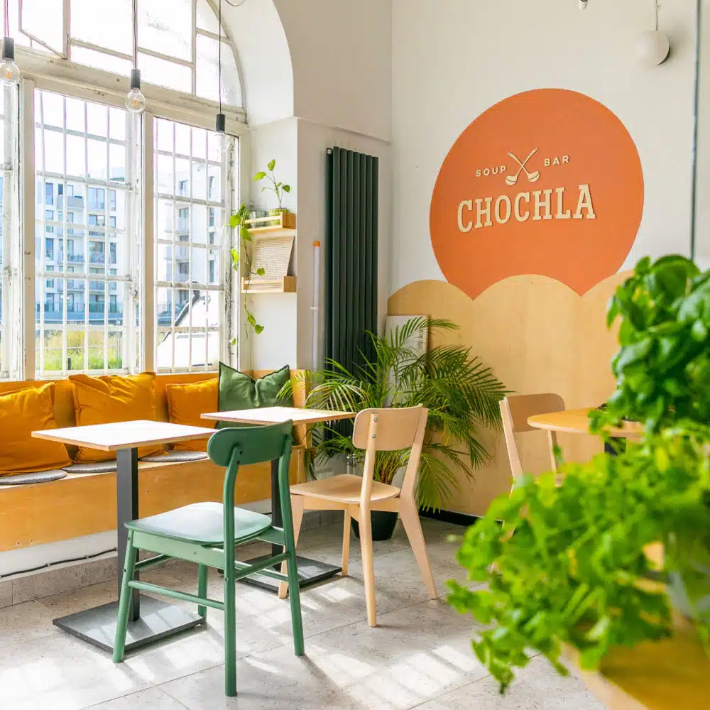 Dans le restaurant à soupes Chochla à Gdansk.