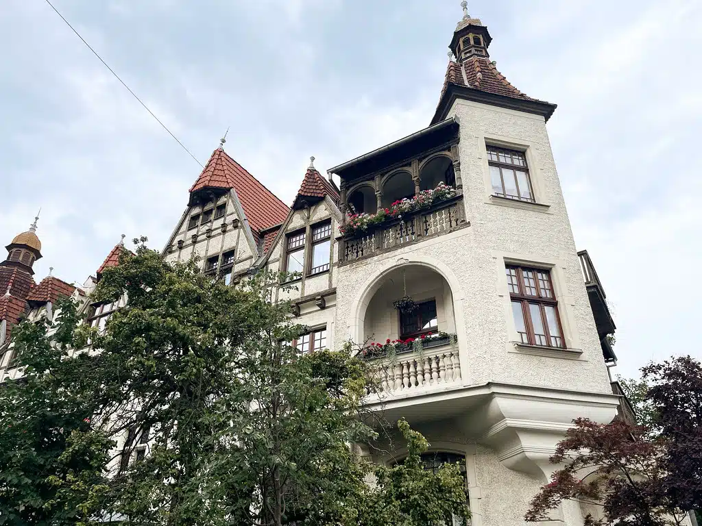 Architecture d'un immeuble à Sopot.